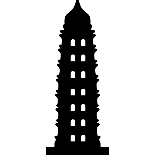 Tower pagoda monuments tower icon
