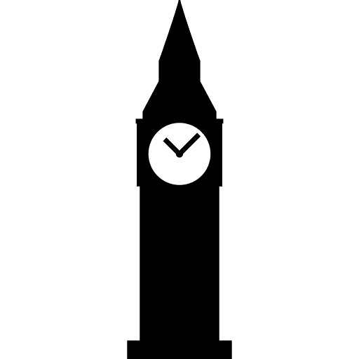 Clock great britain london monument icon