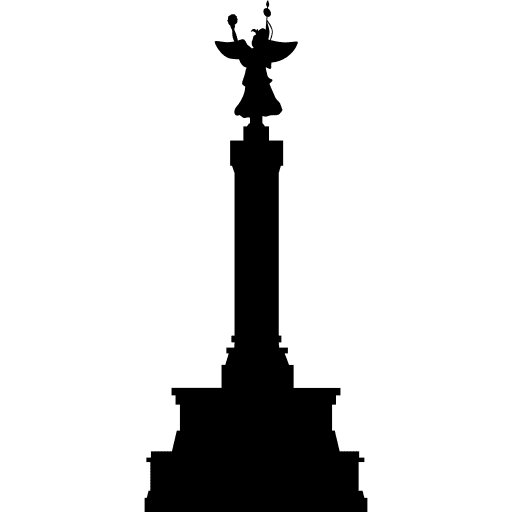 Berlin germany golden column icon