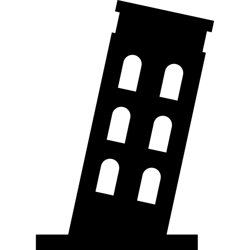 Leaning tower of pisa italy leaning tower of pisa monuments icon