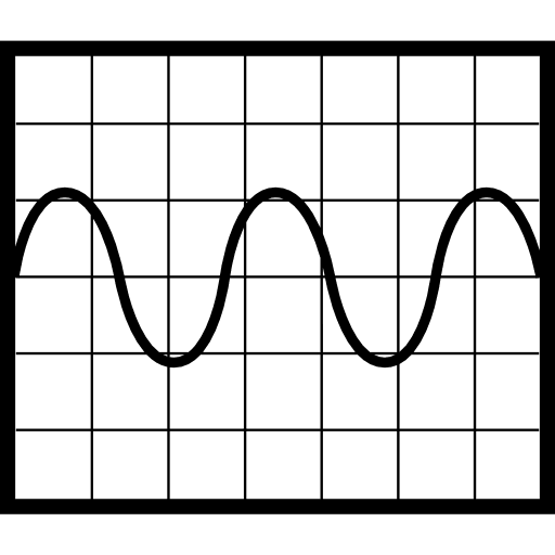 Sine wave graphic data analytics interface analytics icon