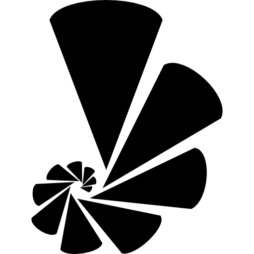 Depleting chart depleting data interface icon