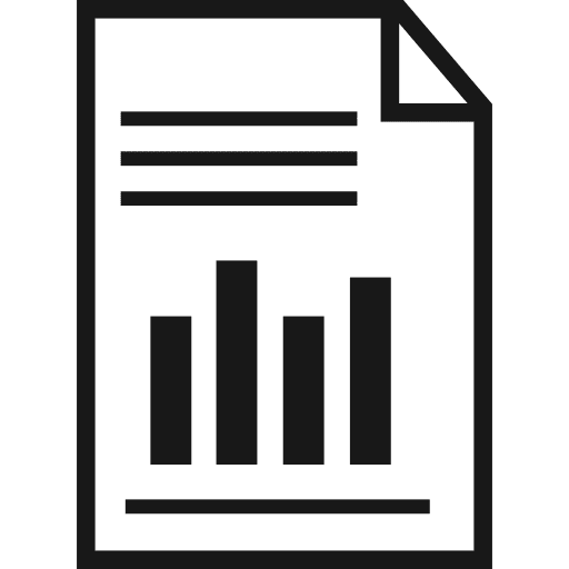 Bars chart page symbol data bars symbols icon