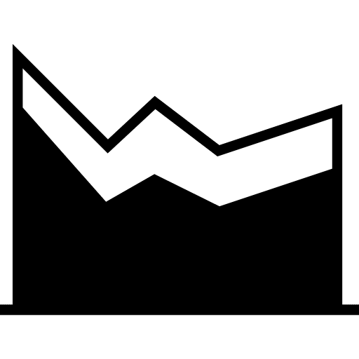 Multiple variable points line chart analytics chart multiple icon