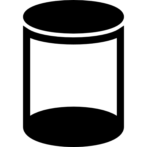 Data analytics cylinder symbol symbol data analytics cylinder icon
