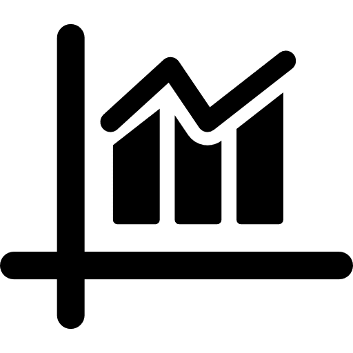 Profit analysis finances statistics financial icon