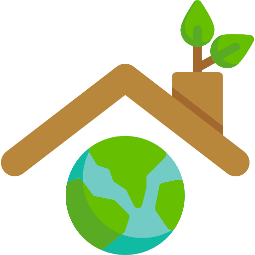 Roof working roof home icon