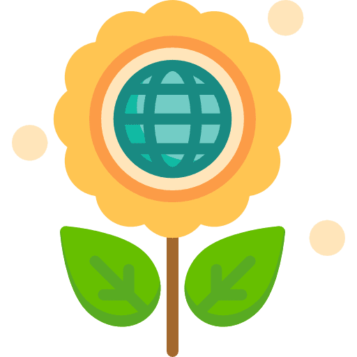 Flower petals nature blossom icon Flower petals nature blossom icon