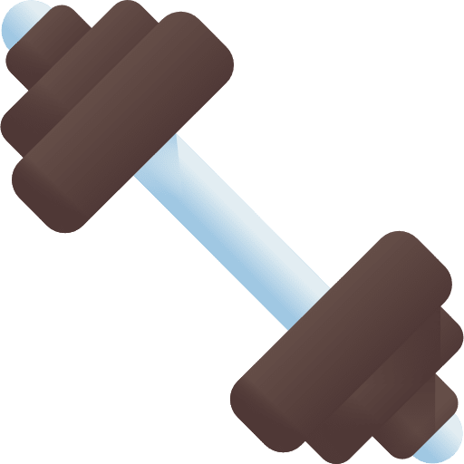 Dumbell sports exercise sports and competition icon