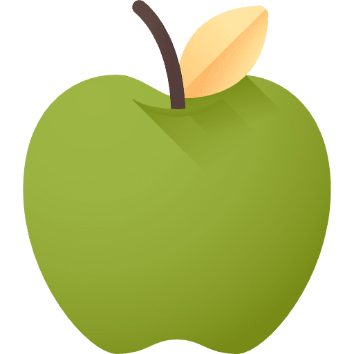 Apple fruit green apple vegan icon Apple fruit green apple vegan icon