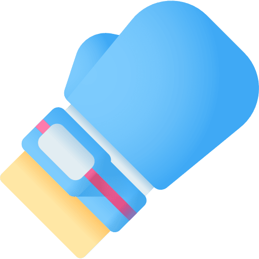 Boxing gloves punch sports and competition icon Boxing gloves punch sports and competition icon