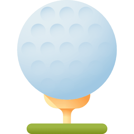 Golf ball ball sports and competition sports icon