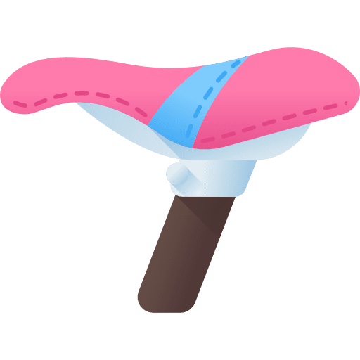 Bicycle saddle seat sports and competition icon Bicycle saddle seat sports and competition icon