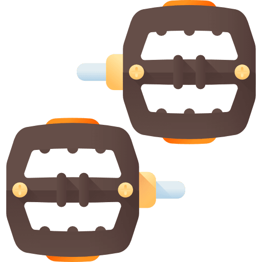 Bicycle transportation vehicle pedals icon Bicycle transportation vehicle pedals icon