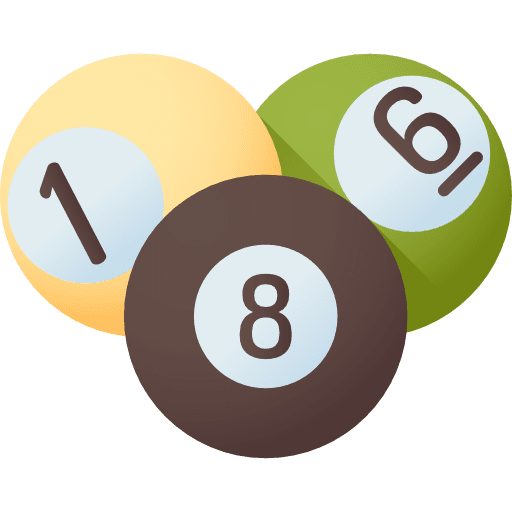 Billiard hobbies and free time black eight icon Billiard hobbies and free time black eight icon