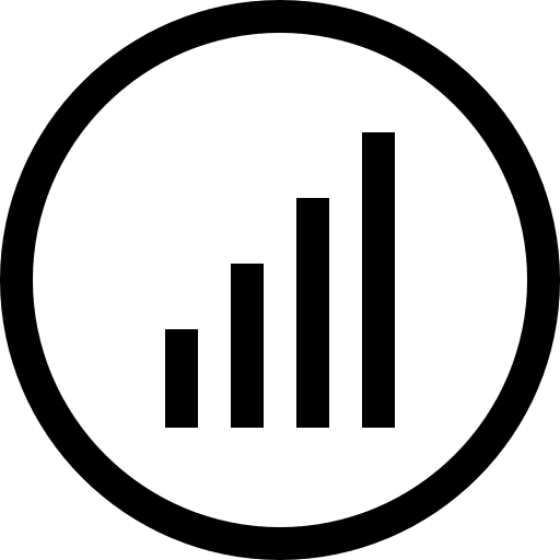 Bars graphics growth statistics signal icon Bars graphics growth statistics signal icon