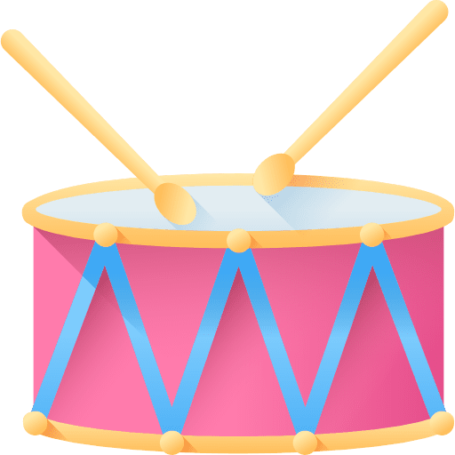 Drum music concert music and multimedia icon Drum music concert music and multimedia icon