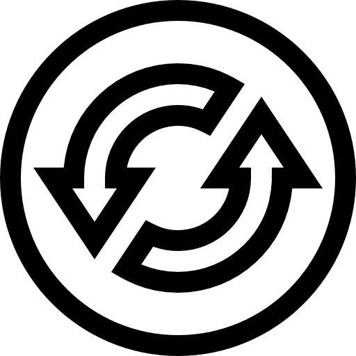 Loop re round arrows arrows icon