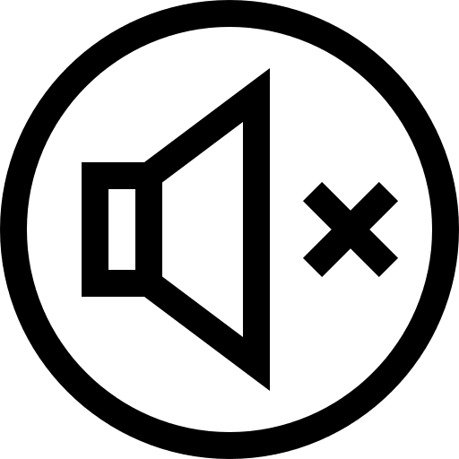 Mute ui speaker music and multimedia icon