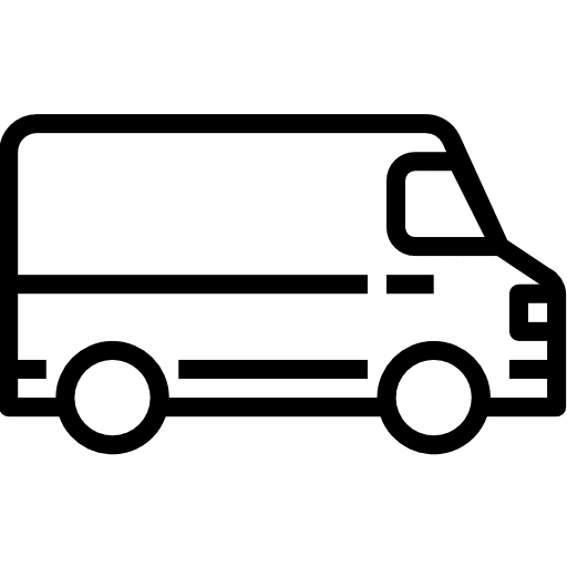 Delivery truck present shipped shipping icon