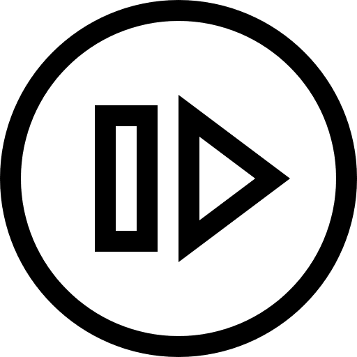 Skip next music and multimedia arrows icon Skip next music and multimedia arrows icon