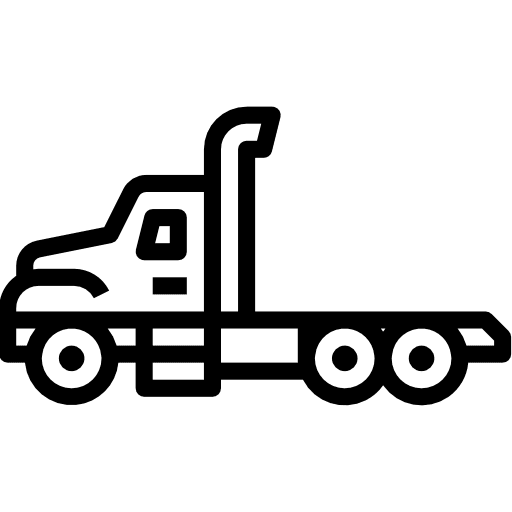 Trailer truck trailer cargo truck icon