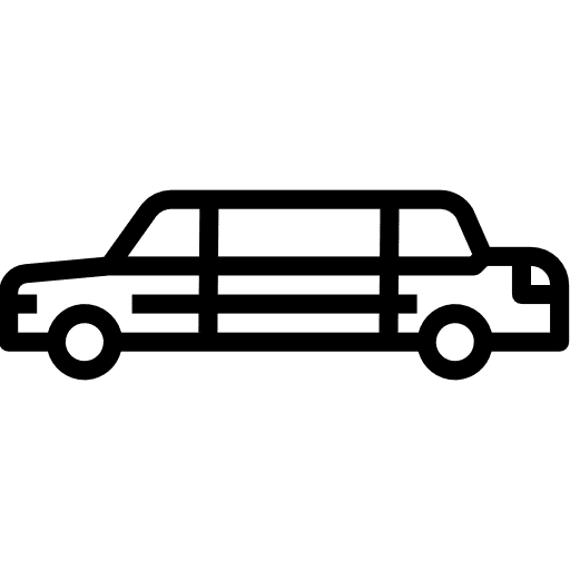 Limousine wealth vip vehicle icon
