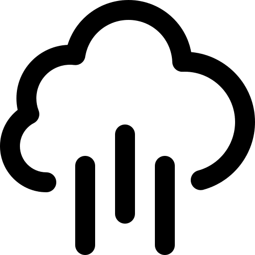 Downpour downpour cloud nature icon