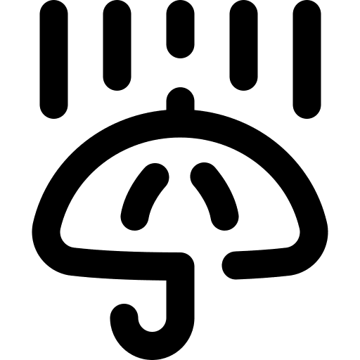 Rain rain spring protection icon