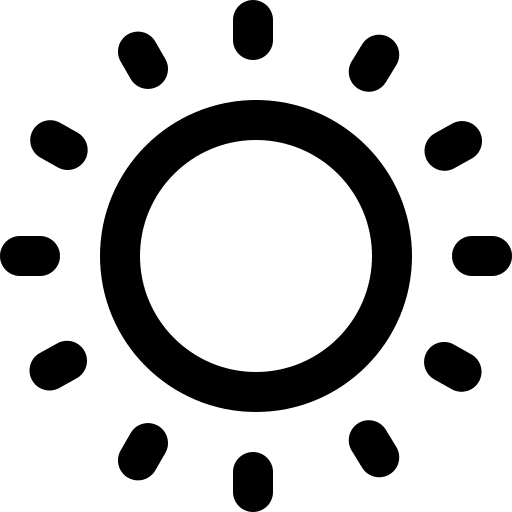 Summer weather sunny sun icon