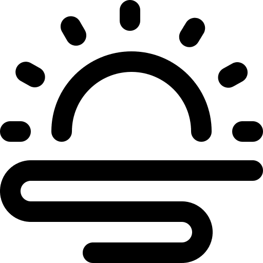 Sunset travel sunrise sunset icon