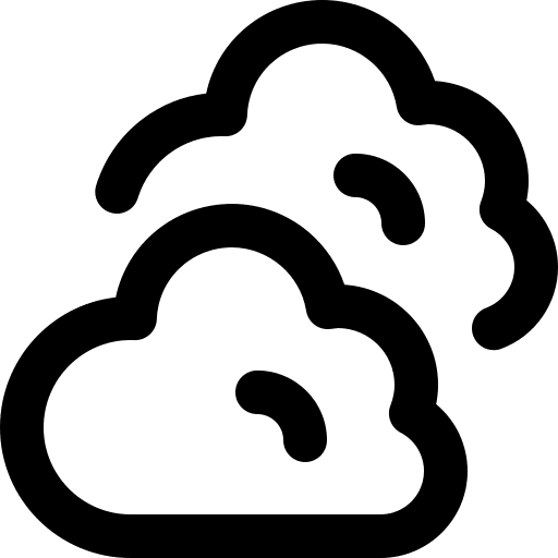 Clouds cloud atmospheric clouds icon
