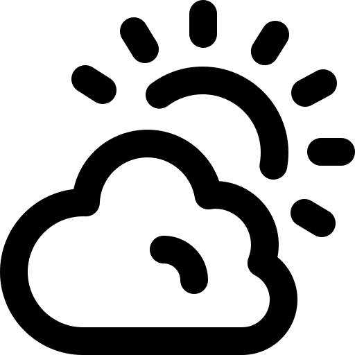 Cloudy day cloudy cloud cloudy day icon