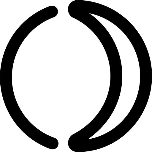 Gibbous moon gibbous gibbous moon weather icon