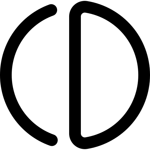 Last quarter astronomy moon phase weather icon