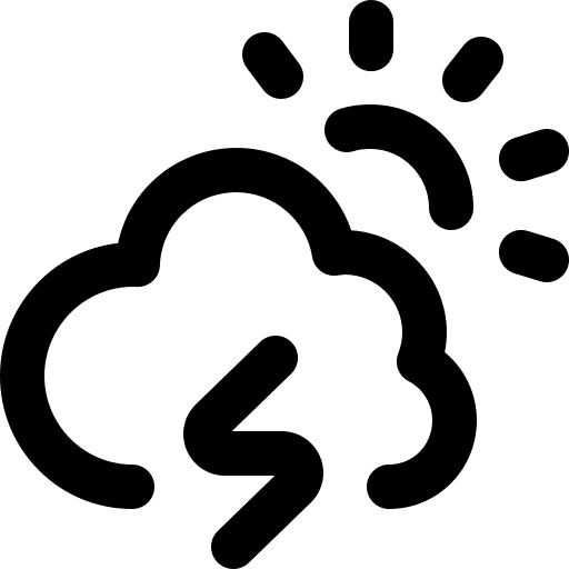 Storm thunderstorm climate thunder icon