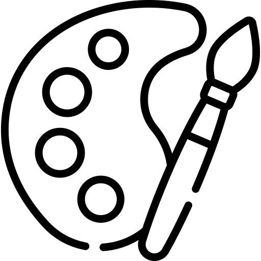 Artist edit tools paint painter icon