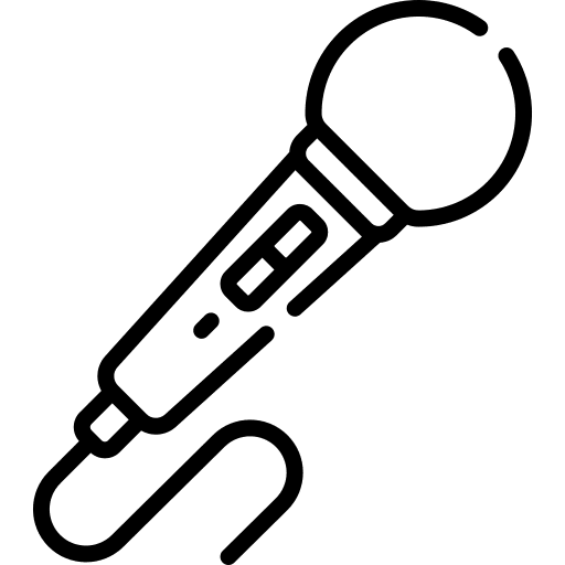 Microphone audio sing music icon