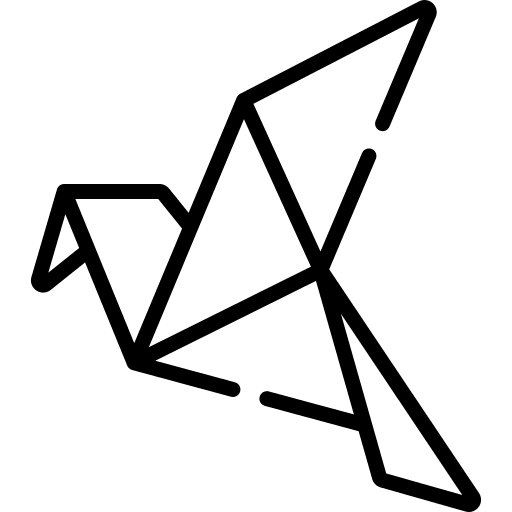 Origami hobbies and free time art art and design icon Origami hobbies and free time art art and design icon