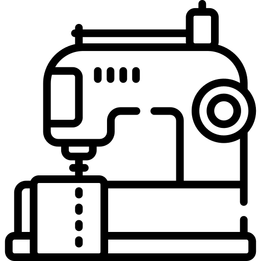 Sewing machine electronics art and design atelier icon Sewing machine electronics art and design atelier icon