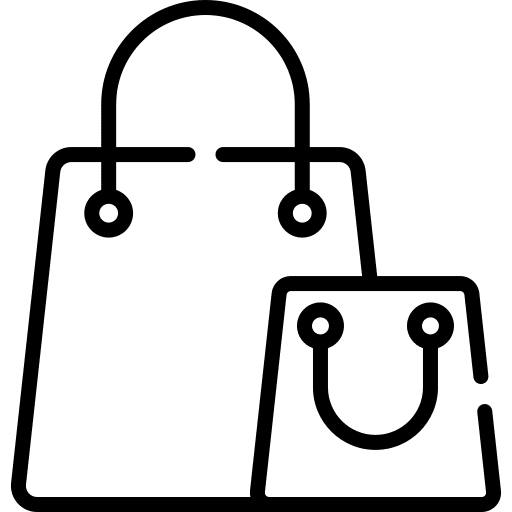 Shopping bag supermarket commerce bags icon Shopping bag supermarket commerce bags icon