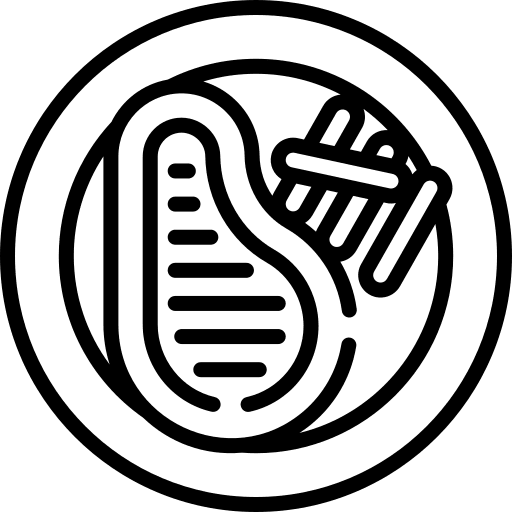 Steak french fries meal proteins icon Steak french fries meal proteins icon