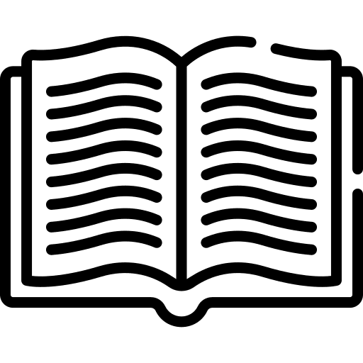 Study hobbies and free time education open book icon