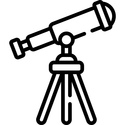 Telescope space universe sky icon Telescope space universe sky icon