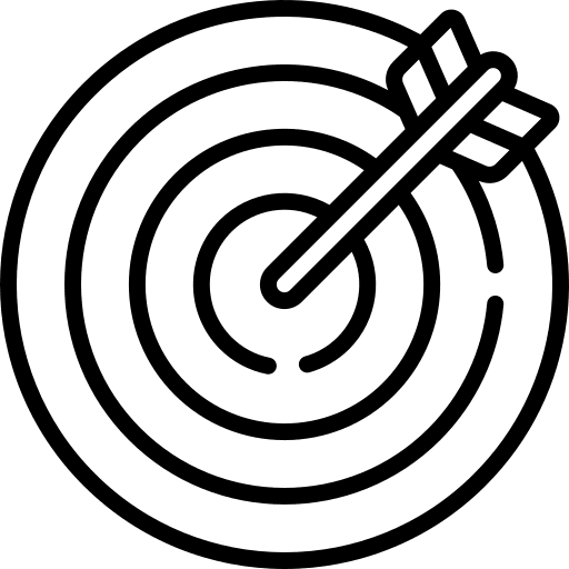 Archery weapons archery target icon Archery weapons archery target icon