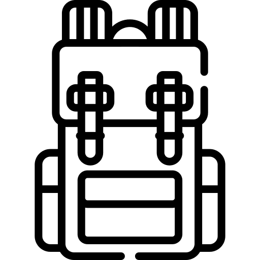 Backpack camping backpack luggage icon Backpack camping backpack luggage icon