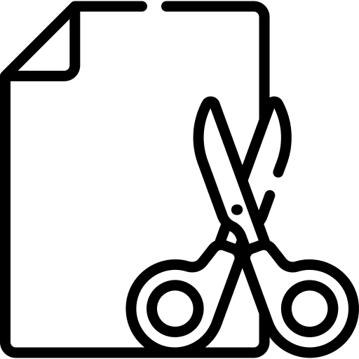 Scissors cutting hobbies and free time paper icon Scissors cutting hobbies and free time paper icon