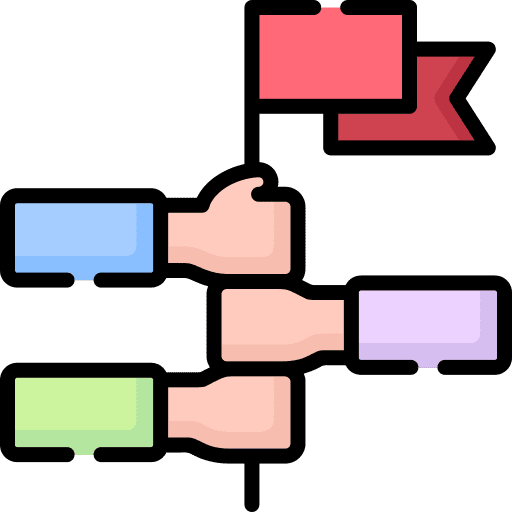 Goal success achievement objective icon