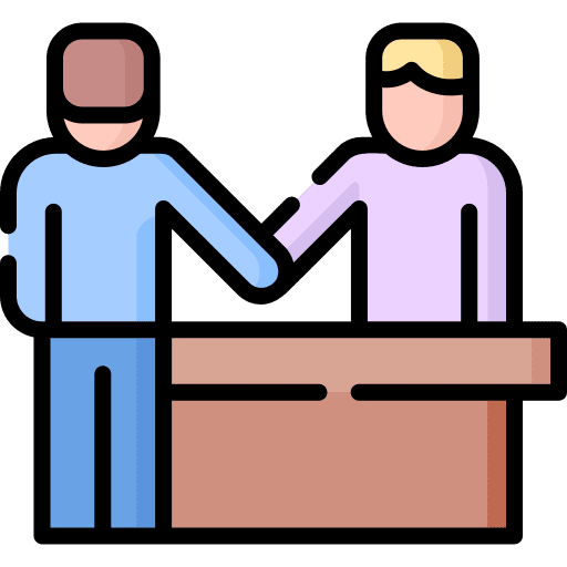 Greeting people handshake hands icon Greeting people handshake hands icon