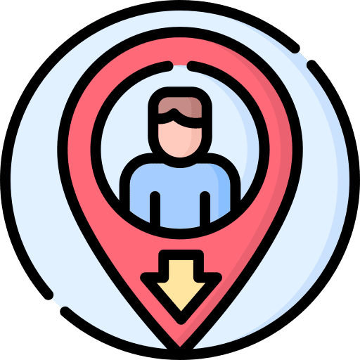 Location my map point we are here icon Location my map point we are here icon